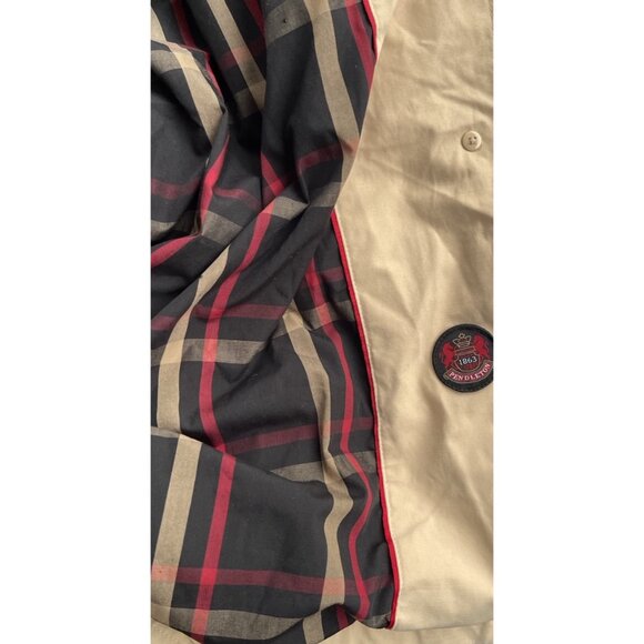 Vintage Pendleton Women’s Size XL Khaki Brown Long Trench Pea Coat Belt Strap - Picture 16 of 16